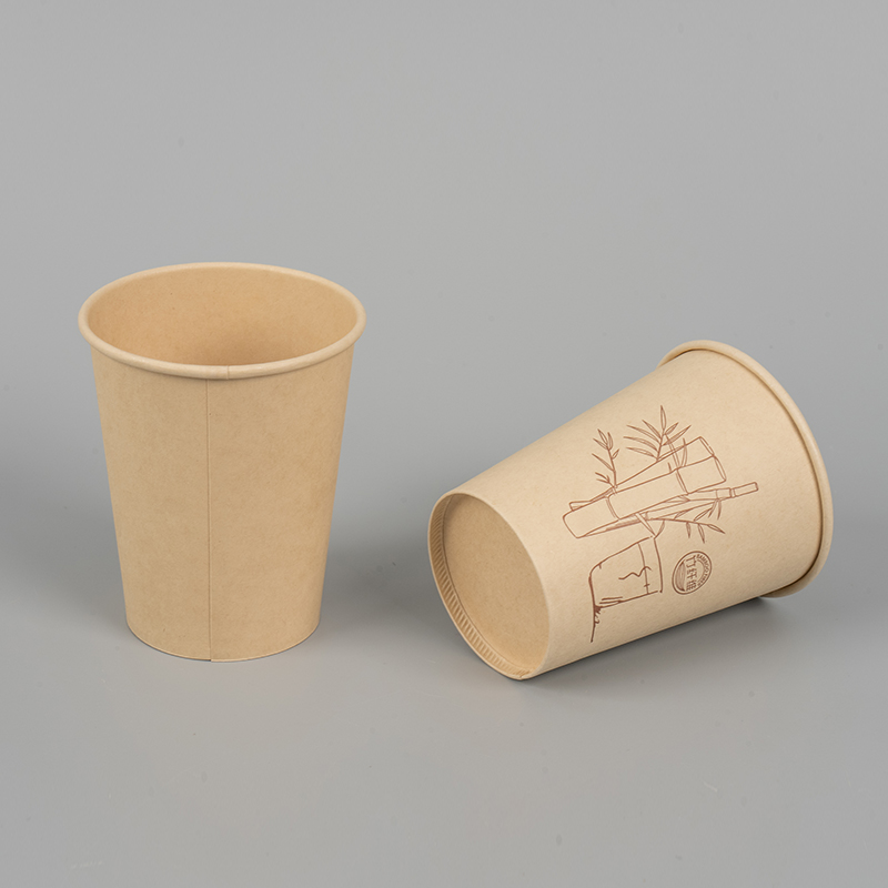 Einzelschicht Einwegbambus -Zellstoff heißer Tasse